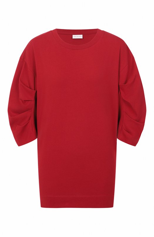 Где купить Хлопковая футболка Dries Van Noten Dries Van Noten