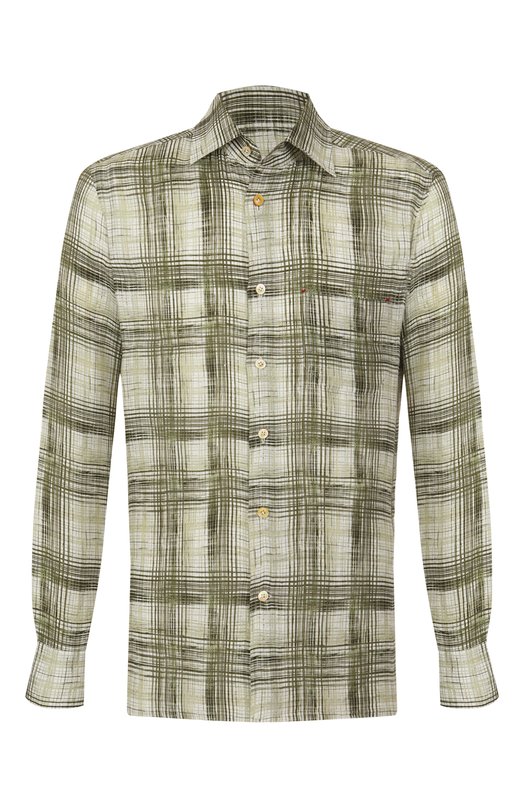 Где купить Льняная рубашка Kiton Kiton
