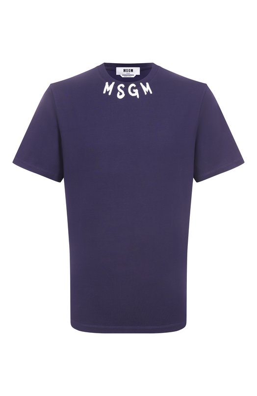 Где купить Хлопковая футболка MSGM MSGM