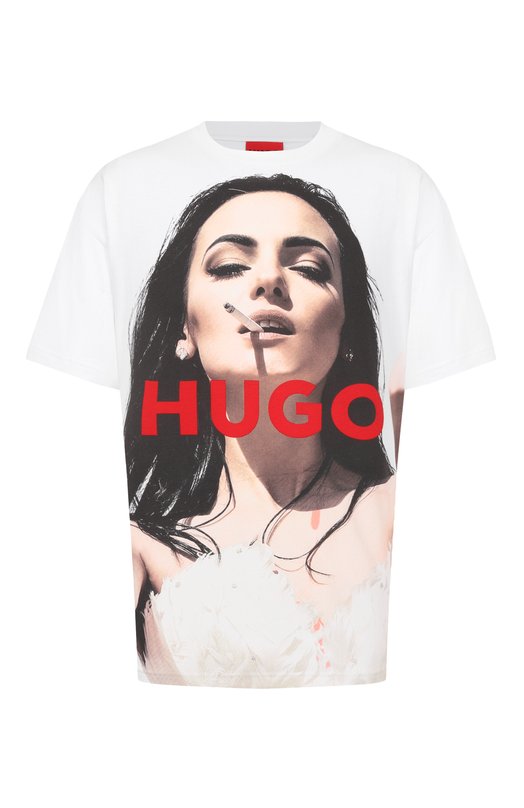 Где купить Хлопковая футболка HUGO Hugo Hugo Boss