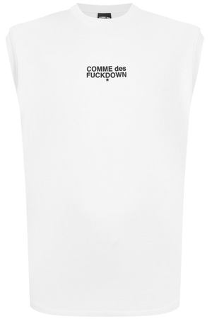 Хлопковая майка Comme des Fuckdown