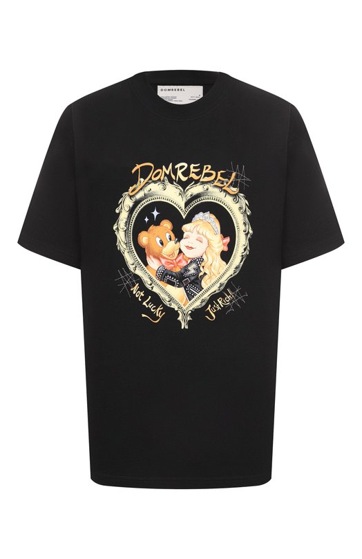 Где купить Хлопковая футболка DOMREBEL Domrebel 