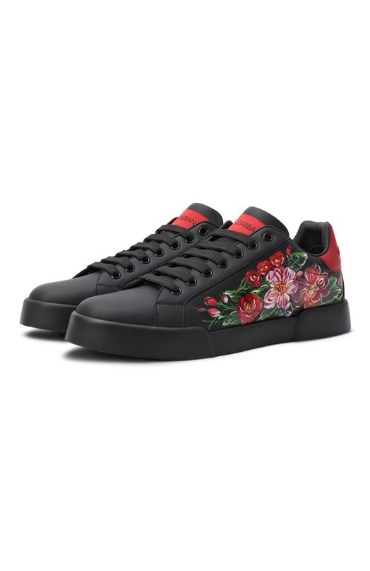 Где купить Кожаные кеды Portofino Dolce & Gabbana Dolce & Gabbana