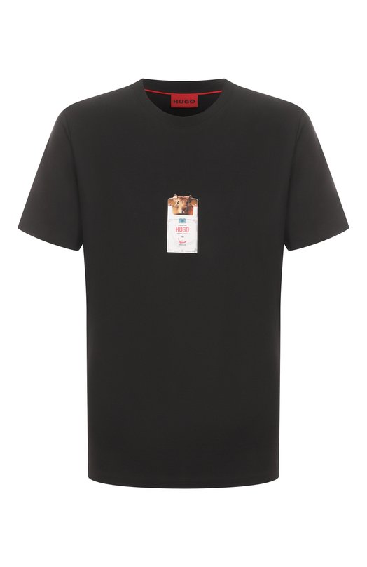 Где купить Хлопковая футболка HUGO Hugo Hugo Boss