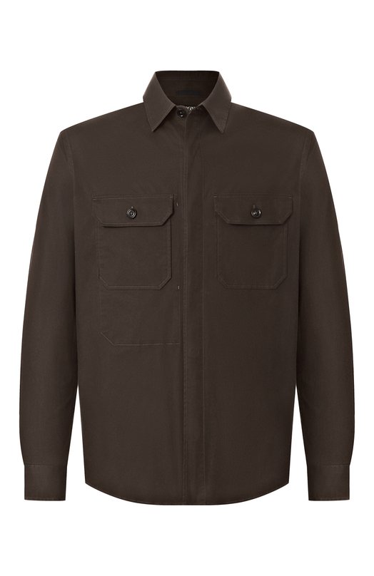 Где купить Хлопковая рубашка Zegna Zegna