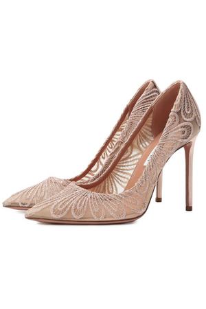 Текстильные туфли Chantilly 105 Aquazzura