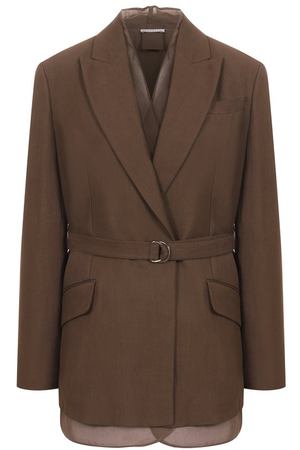 Жакет из вискозы и льна Brunello Cucinelli