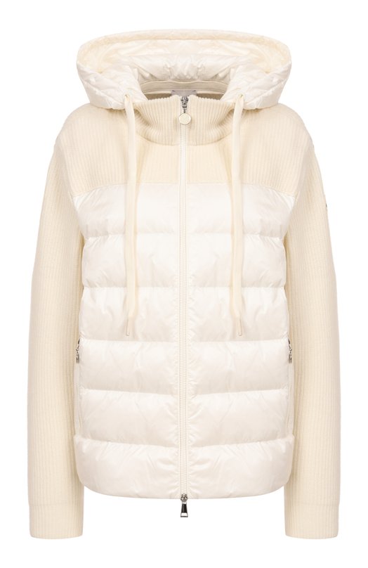 Где купить Комбинированный кардиган Moncler Moncler