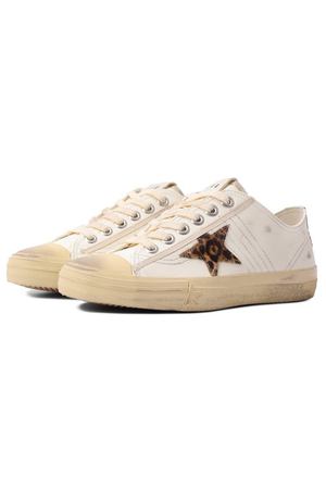Кожаные кеды V-Star LTD Golden Goose Deluxe Brand