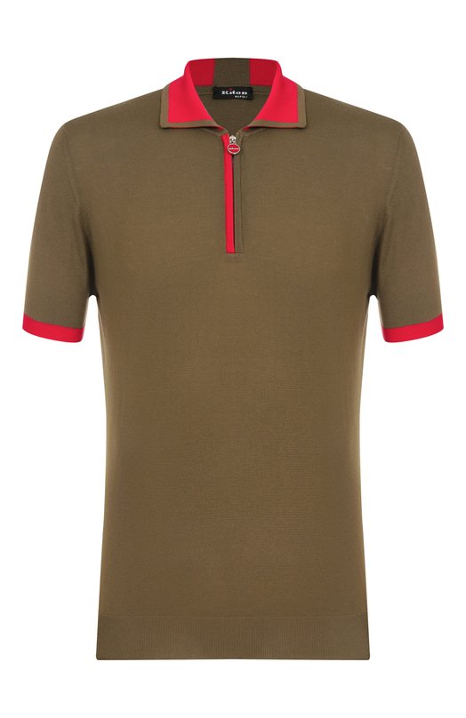 Где купить Хлопковое поло Kiton Kiton