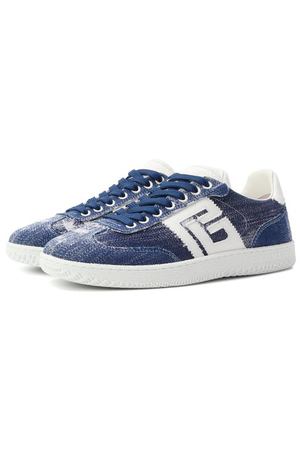 Текстильные кеды Swan Balmain