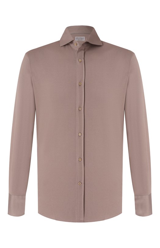 Где купить Хлопковая рубашка Brunello Cucinelli Brunello Cucinelli
