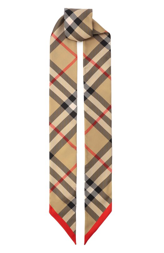 Где купить Шелковый шарф-твилли Burberry Burberry