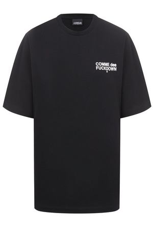 Хлопковая футболка Comme des Fuckdown