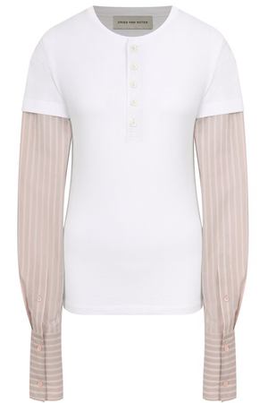 Хлопковый лонгслив Dries Van Noten