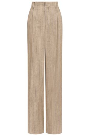 Брюки изо льна и хлопка Tagliatore 0205
