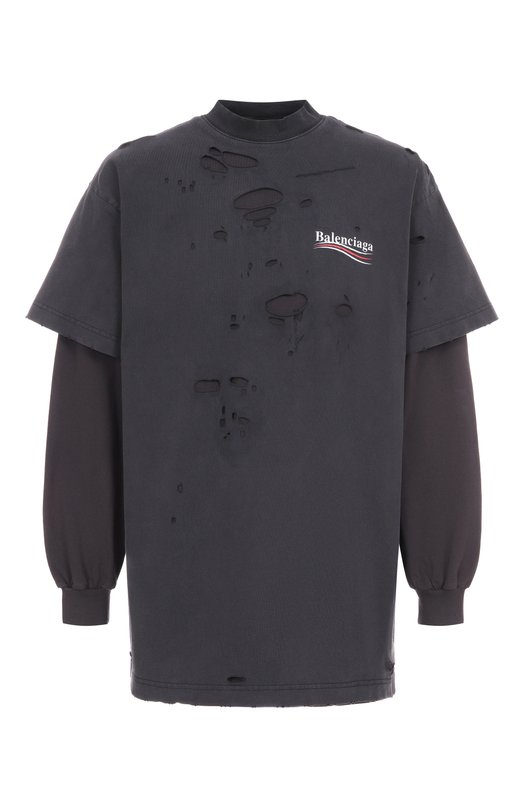 Где купить Хлопковый лонглсив Balenciaga Balenciaga