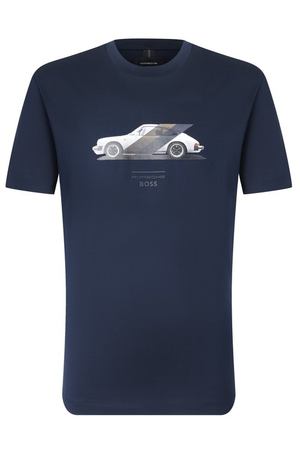 Хлопковая футболка BOSS x Porsche BOSS