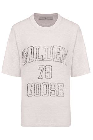 Льняная футболка Golden Goose Deluxe Brand