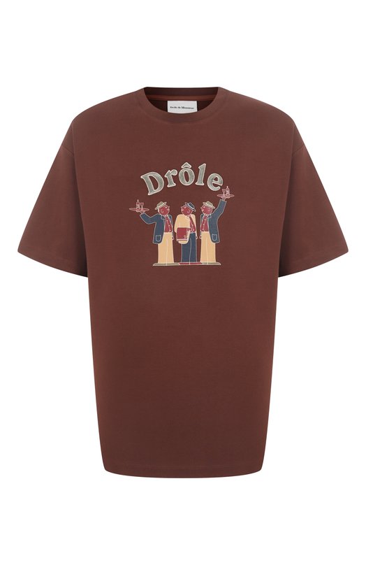 Где купить Хлопковая футболка Drole De Monsieur Drole De Monsieur 