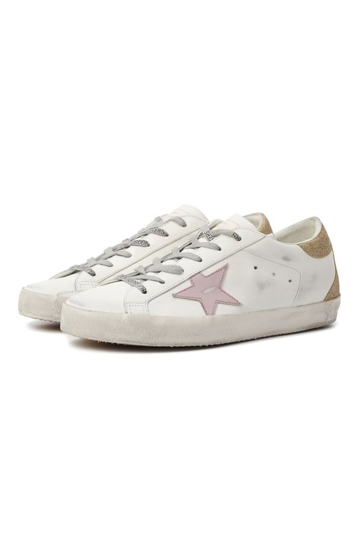 Где купить Кожаные кеды Super-Star Golden Goose Deluxe Brand Golden Goose Deluxe Brand