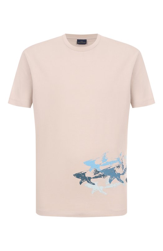 Где купить Хлопковая футболка Paul&Shark Paul&Shark