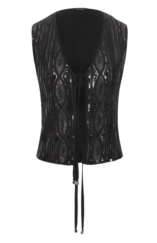 Где купить Жилет с отделкой пайетками Kiton Kiton
