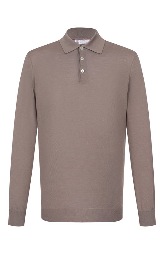 Где купить Поло из шерсти и кашемира Brunello Cucinelli Brunello Cucinelli