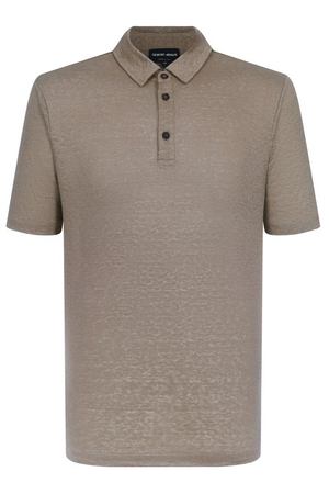 Льняное поло Giorgio Armani
