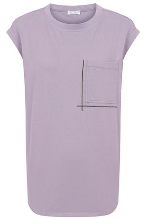 Хлопковая футболка Brunello Cucinelli