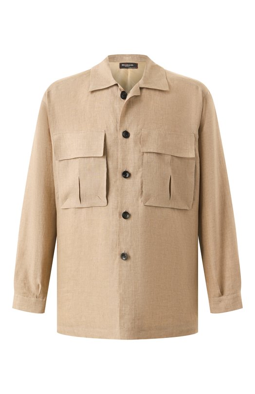 Где купить Льняная рубашка Kiton Kiton