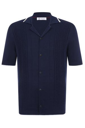 Хлопковая рубашка Brunello Cucinelli