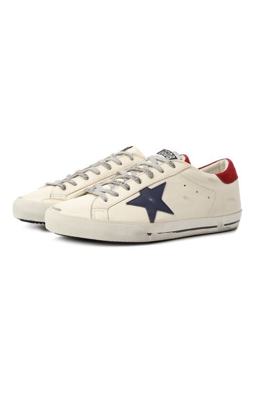 Где купить Кожаные кеды Super-Star Golden Goose Deluxe Brand Golden Goose Deluxe Brand 