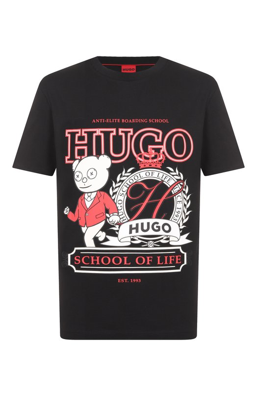 Где купить Хлопковая футболка HUGO Hugo Hugo Boss