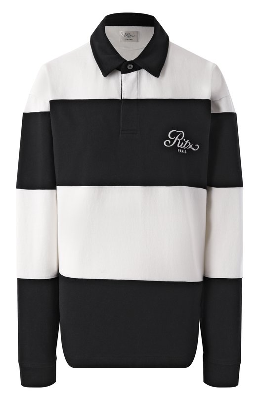 Где купить Хлопковое поло FRAME x Ritz Paris Frame Denim Frame 