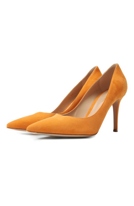Где купить Замшевые туфли Gianvito 85 Gianvito Rossi Gianvito Rossi