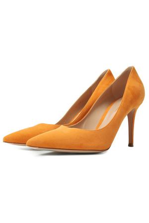 Замшевые туфли Gianvito 85 Gianvito Rossi