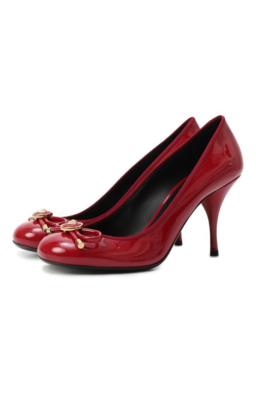 Где купить Лакированные туфли Opera Bow 85 Versace Versace