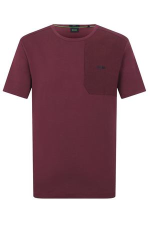 Хлопковая футболка BOSS Green