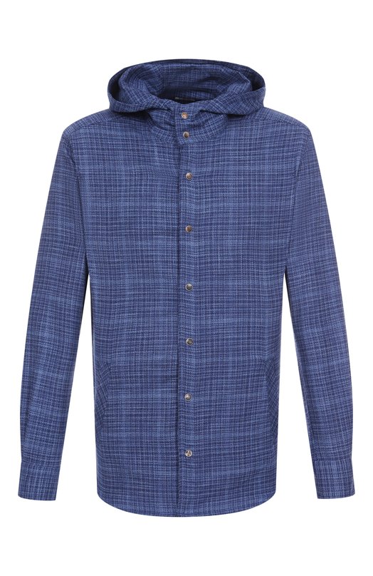 Где купить Рубашка из шерсти и шелка Kiton Kiton