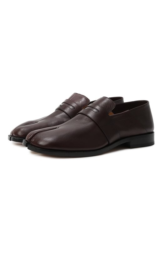 Где купить Кожаные пенни-лоферы Tabi Maison Margiela Maison Margiela