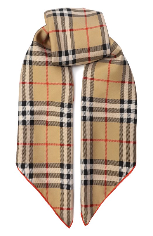 Где купить Шелковый платок Burberry Burberry