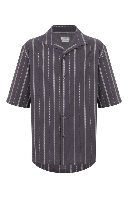 Где купить Хлопковая рубашка Brunello Cucinelli Brunello Cucinelli