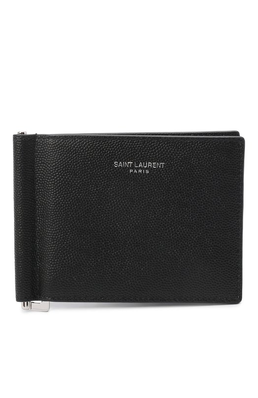 Где купить Кожаный зажим для купюр Saint Laurent Saint Laurent