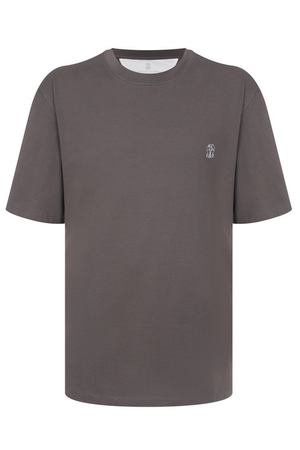 Хлопковая футболка Brunello Cucinelli