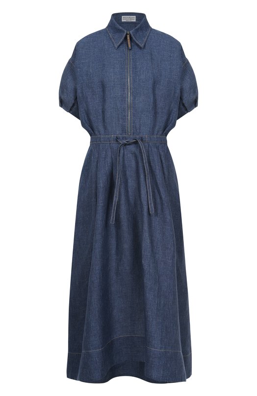 Где купить Льняное платье Brunello Cucinelli Brunello Cucinelli