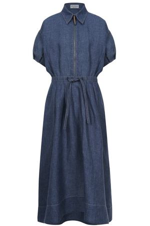 Льняное платье Brunello Cucinelli