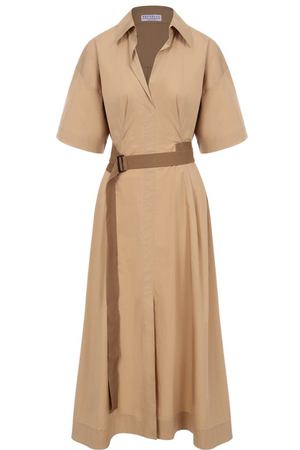 Хлопковое платье Brunello Cucinelli