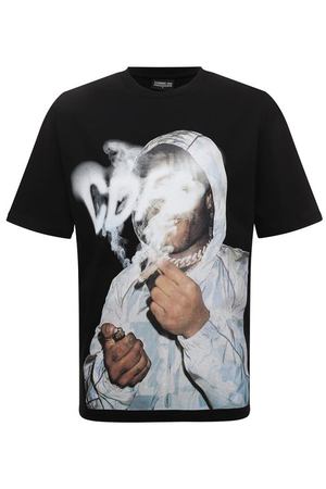 Хлопковая футболка Comme des Fuckdown