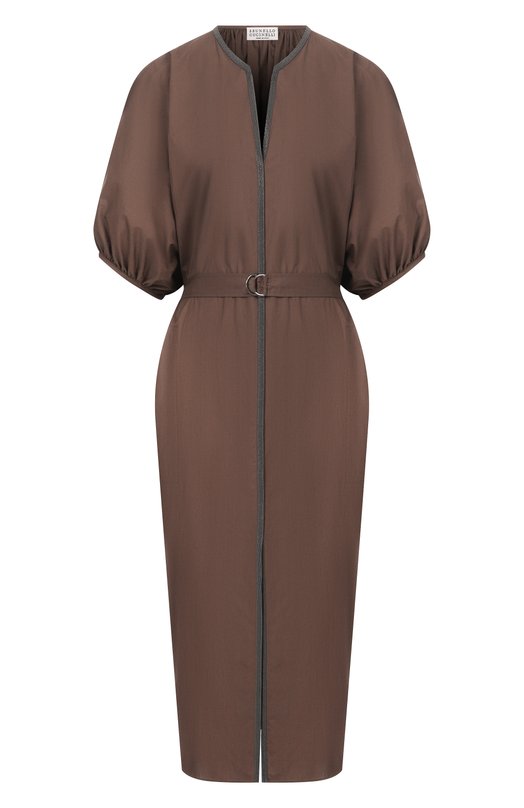 Где купить Хлопковое платье Brunello Cucinelli Brunello Cucinelli